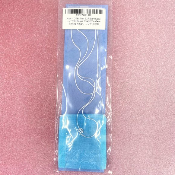 🦋  DJP Silver Jewelry  - Silver Chain 24 inch - 925 Sterling Silver - NWT - Picture 1 of 4